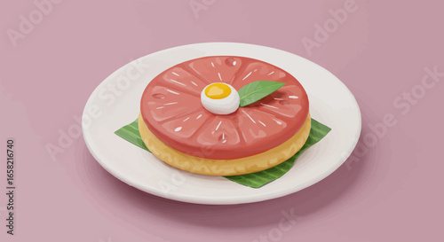slice of fruit cake