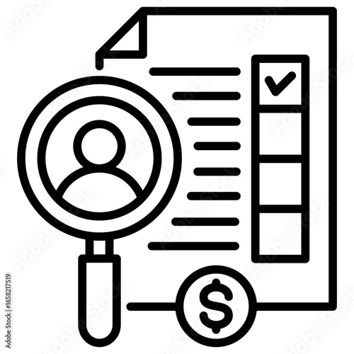Selection Line Icon