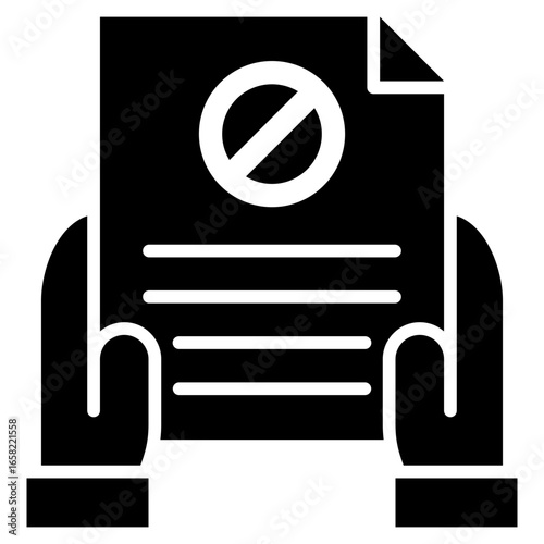 Resignation Glyph Icon
