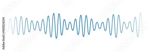 Dynamic vertical lines illustrating sound wave.