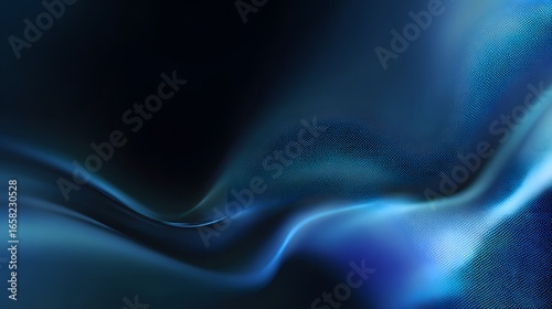 Abstract futuristic glowing neon blue marble lines. Hi speed motion moving concept on bright blue dark background illustration. Water glass effect backdrop