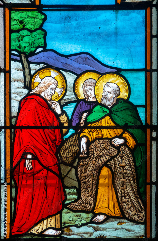 Fototapeta premium The miraculous fishing