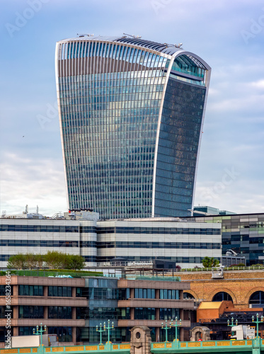 Canvas Print 20 Fenchurch Street (Walkie Talkie) skyscraper in City of London, UK