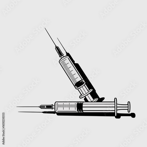 syringe with needle