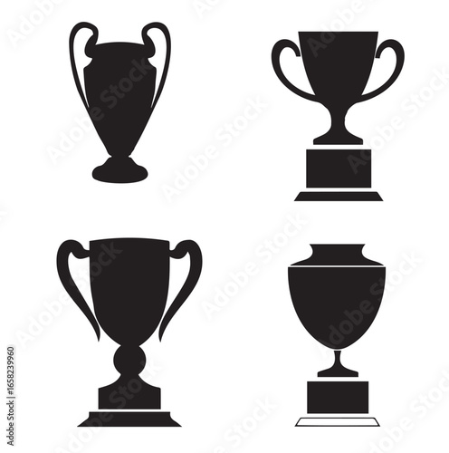 set of gold silver and bronze awards