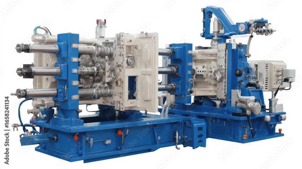 Fototapeta premium Industrial machinery equipment for manufacturing processes in modern factories