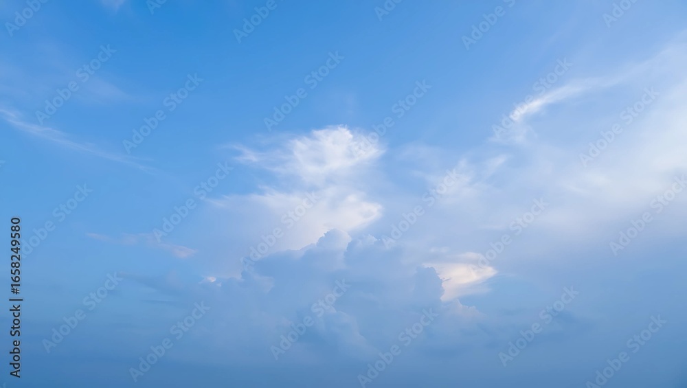Obraz premium blue sky with clouds