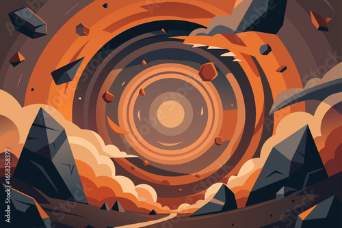 Cinder Vortex Background