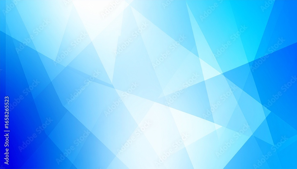 Obraz premium Blue Geometric Pattern with Light Reflection for Modern Background Design