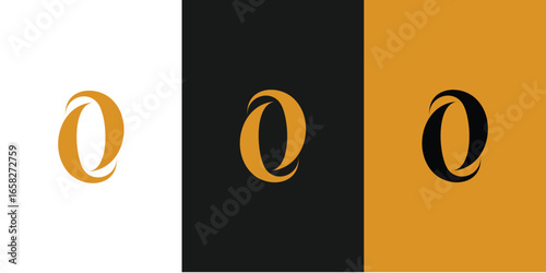 Modern and unique O logo design