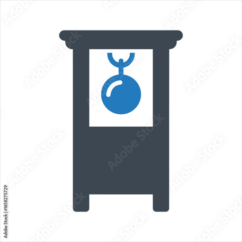 Guillotine, beheading capital punishment icon