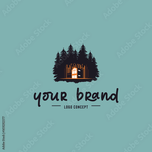 vila in forest