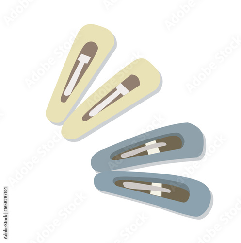  girl click-clack hairpin set. Cute princess hair clips barrette. 