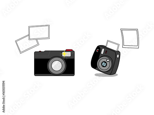 フィルムカメラとインスタントカメラ