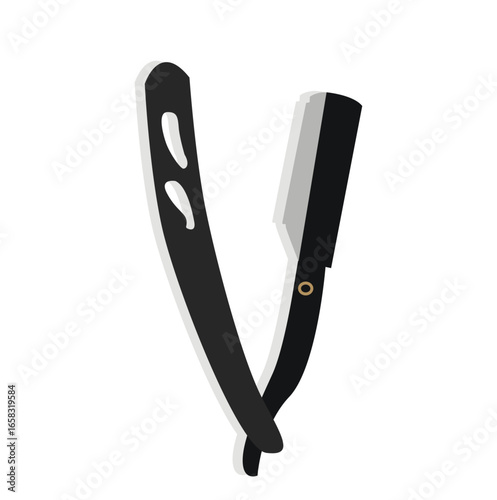 straight razor.Straight razor icon. Straight razor 