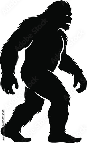 Bigfoot Svg, Big Foot Svg, Yeti Svg, Sasquatch Svg. Vector Cut file for Cricut, Silhouette,