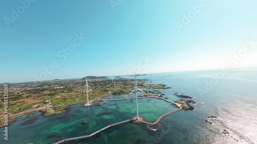 Wallpaper Mural 제주 신창 해안도로 파노라마 뷰 / Panoramic View of Shinchang Coastal Road in Jeju Torontodigital.ca