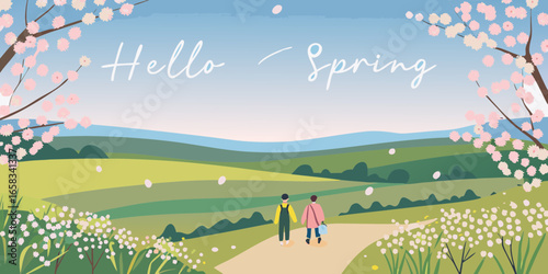 Springtime Stroll Through the Hills