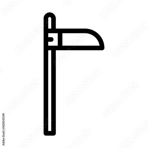 scythe line icon