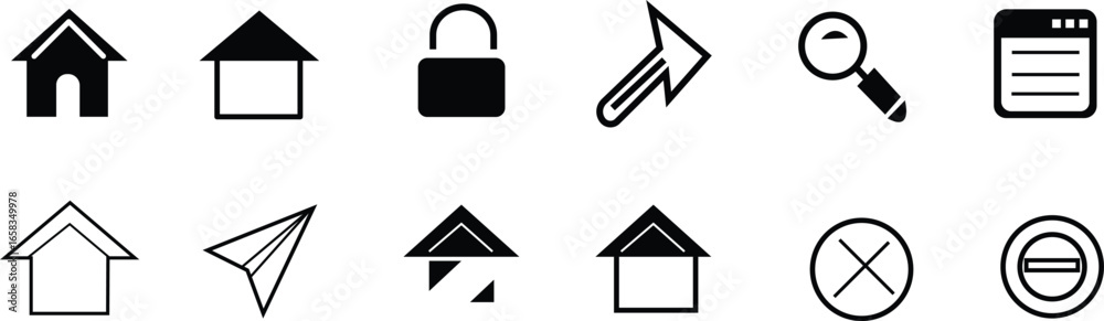 Web Icons: A meticulously crafted collection of iconic symbols, each a unique digital artifact representing essential web functionalities. Web Icons: A meticulously crafted collection of iconic symbols, each a unique digital artifact representing essential web functionalities.