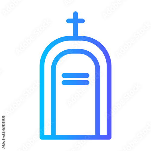 tombstone gradient icon