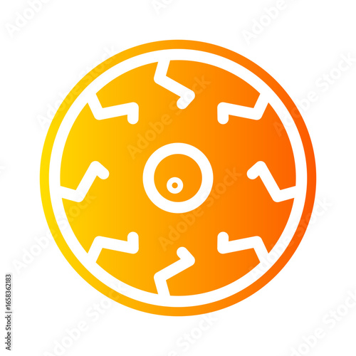 scary eye gradient icon