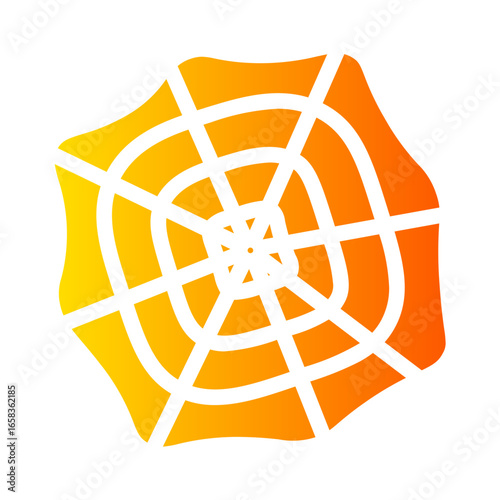 spider webs gradient icon