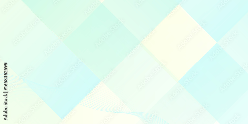 Naklejka premium Banner background. green and yellow gradation. slash. memphis abstract