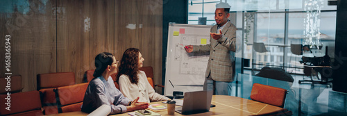 Canvas Print Professionals are engaged in a productive meeting with meaningful discussions an