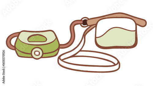 Wireless headset headphones with signal for music listening and audio entertainment technology device vector