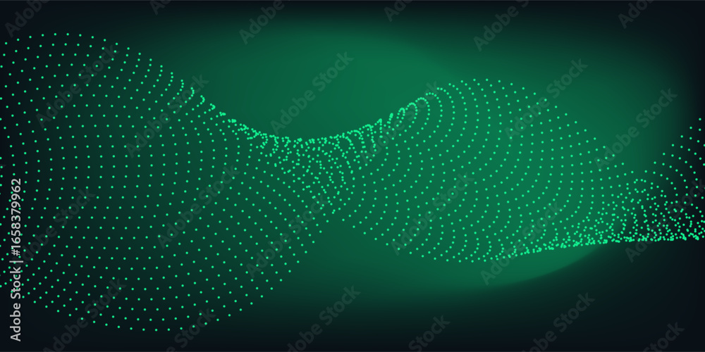 Obraz premium Modern poster cover speed connect dark green background, cyber information, abstract communication, innovation future tech data, internet network connection, hight quality