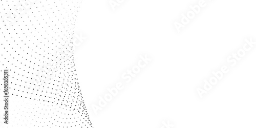 Transparent Vector Gradient Blue Color Halftone Background Staggered Dots Pattern modern expert