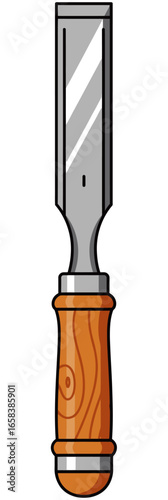 Wood Chisel Illustration