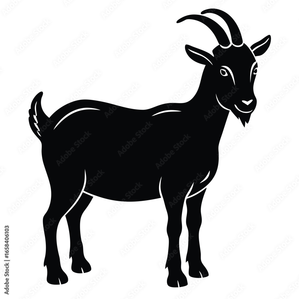 Fototapeta premium goat vector animal