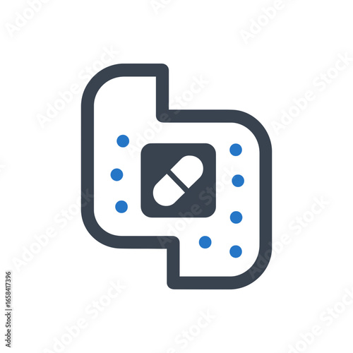 Drug Patch Icon