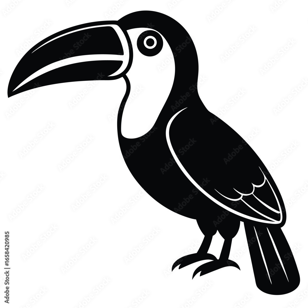 Obraz premium toucan vector