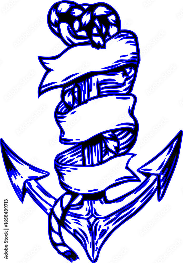 Fototapeta premium vector illustration of a boat