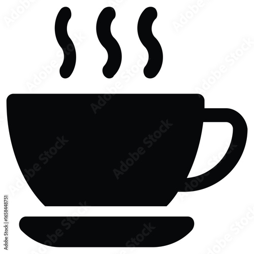 Steaming Hot Cup of Coffee: A Relaxing Beverage for Any Occasion