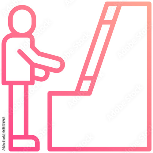 self checkout icon for department store , business, website, application, printing, document, poster design, etc