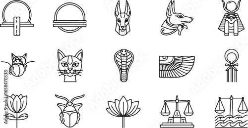 Ancient egyptian symbols