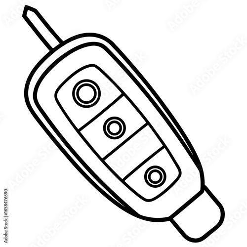 vector illustration of a mobile phone