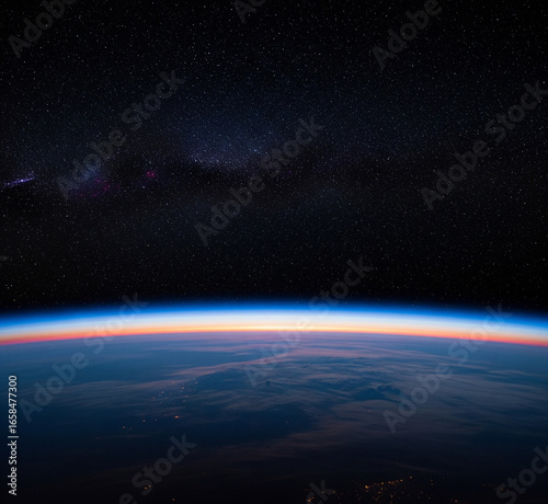 Earth curve image capture from the space looks good 