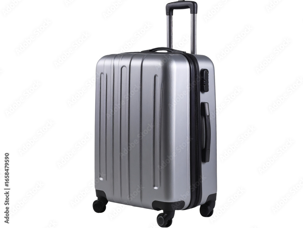 Modern Travel Suitcase, Front View, Transparent PNG Modern Travel Suitcase, Front View, Transparent PNG