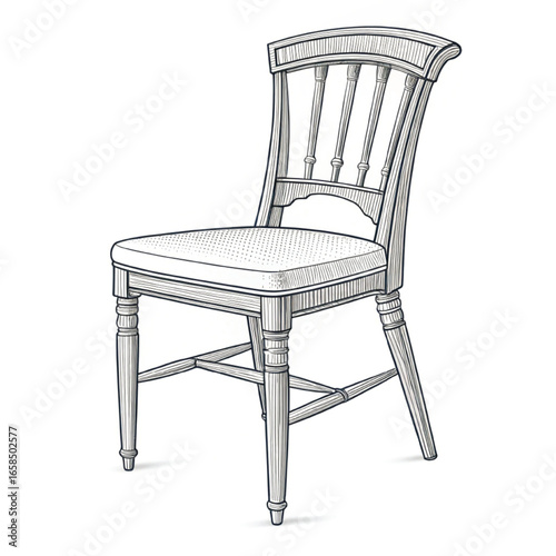 old wooden chair