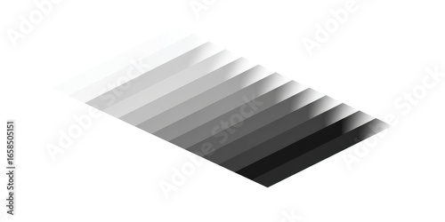 Gray-scale gradient,  tilted rectangular shape