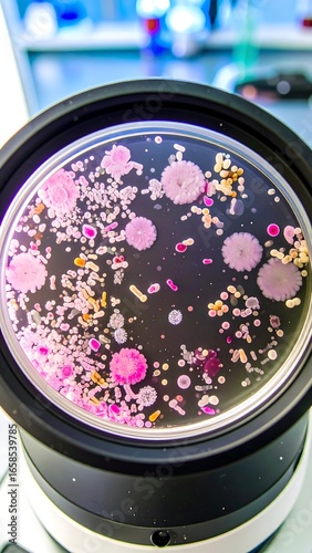 Microbiology petri dish analysis