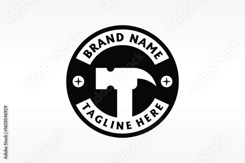 hammer emblem badge logo
