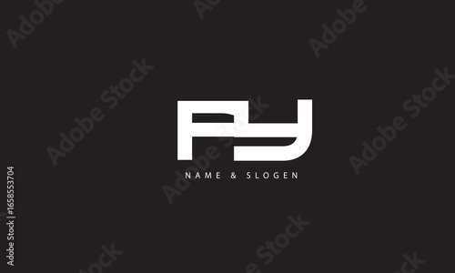 AY, YA, A, Y Abstract Letters Logo Monogram