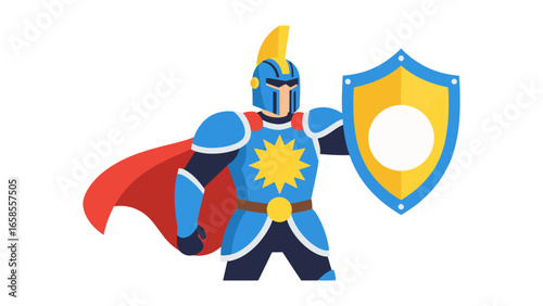 Financial Protection Knight with USD Shield