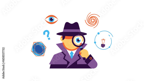 Illustration of a Music Conductor Creating with Magic Wand (Minimal Vector Style)
Keywords: Music, conductor, magic, wand, illustration, vector, minimal, flat, design, musician, composing, creating